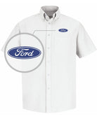 RedKap S/S Ford Service Advisor Automotive Shirt, color: White