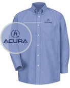 RedKap L/S Acura Service Advisor Automotive Shirt, color: Light Blue