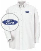 RedKap L/S Ford Service Advisor Automotive Shirt, color: White