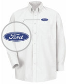 RedKap L/S Ford Service Advisor Automotive Shirt, color: White