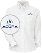 RedKap L/S Acura Service Advisor Automotive Shirt, color: White