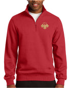 Sport-Tek 1/4 Zip Syria's New Eagle Sweatshirt, color: True Red