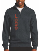 Sport-Tek 1/4 Zip Custom Sweatshirt, color: Graphite Heather