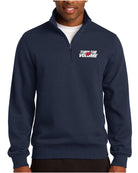 Sport-Tek 1/4 Zip Turn The Volume Up Sweatshirt, color: Navy