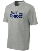 Sport-Tek S/S PosiCharge RacerMesh Custom T-Shirt, color: Grey Heather
