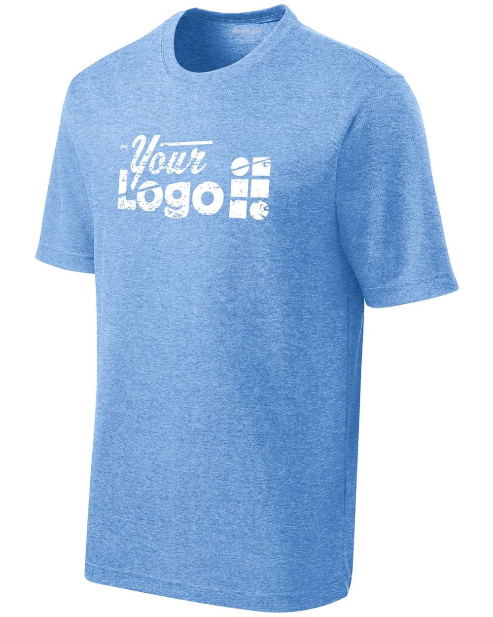 Sport-Tek S/S PosiCharge RacerMesh Custom T-Shirt, color: True Royal Heather