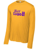 Sport-Tek L/S Competitor Custom T-Shirt, color: Gold