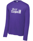 Sport-Tek L/S Competitor Custom T-Shirt, color: Purple