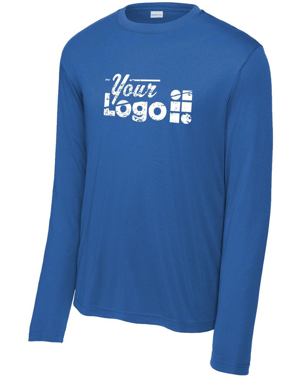 Sport-Tek L/S Competitor Custom T-Shirt, color: True Royal