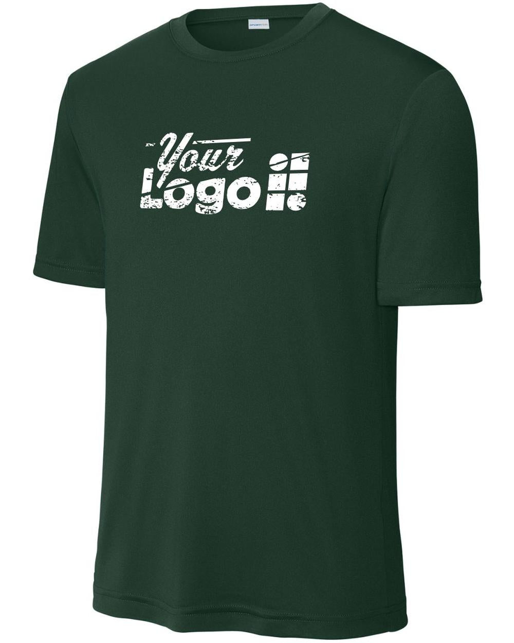 Sport-Tek S/S Competitor Custom T-Shirt, color: Forest Green