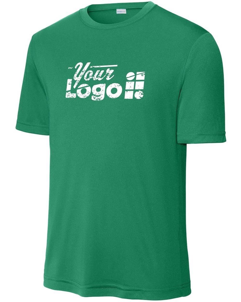 Sport-Tek S/S Competitor Custom T-Shirt, color: Kelly Green