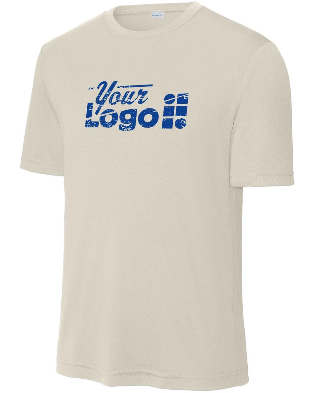 Sport-Tek S/S Competitor Custom T-Shirt, color: Sand