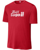 Sport-Tek S/S Competitor Custom T-Shirt, color: True Red