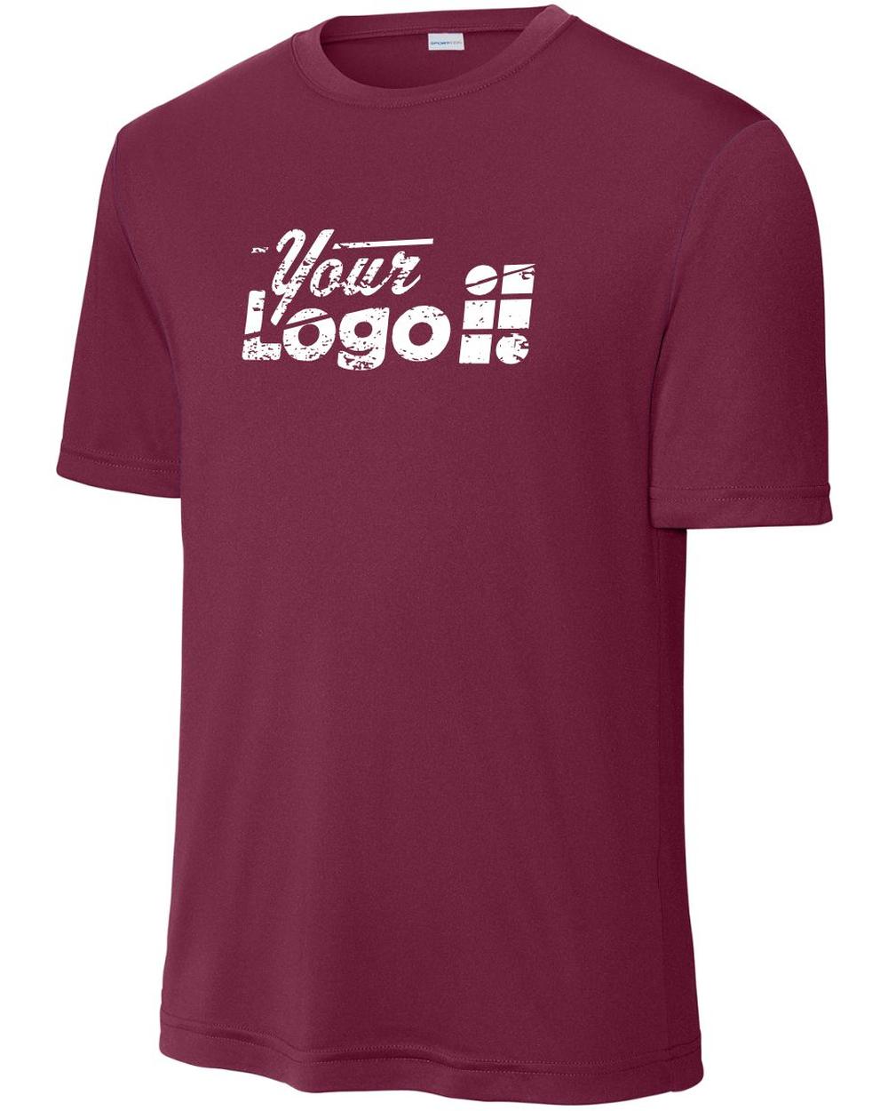 Sport-Tek S/S Competitor Custom T-Shirt, color: Cardinal