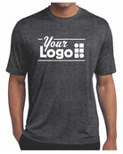 Sport-Tek S/S Heather Contender Custom T-Shirt, color: Graphite Heather