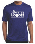 Sport-Tek S/S Heather Contender Custom T-Shirt, color: Cobalt Heather