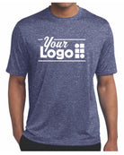 Sport-Tek S/S Heather Contender Custom T-Shirt, color: True Navy Heather