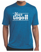 Sport-Tek S/S Heather Contender Custom T-Shirt, color: Blue Wake Heather