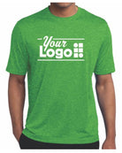 Sport-Tek S/S Heather Contender Custom T-Shirt, color: Turf Green Heather