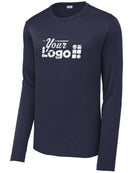 Sport-Tek L/S Posi-UV Pro Custom T-Shirt, color: True Navy