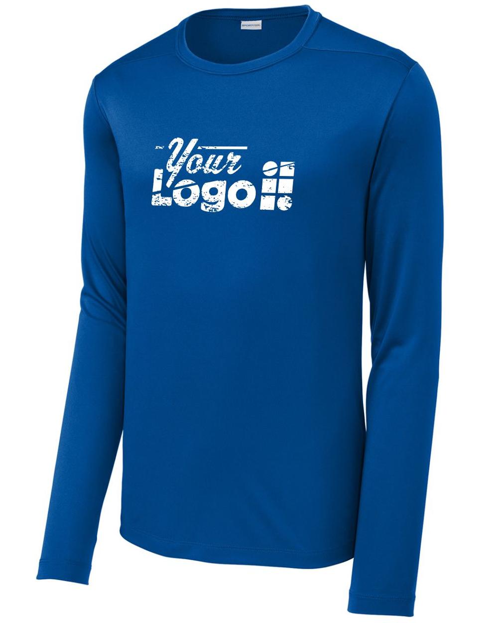 Sport-Tek L/S Posi-UV Pro Custom T-Shirt, color: True Royal