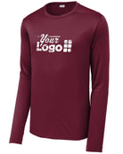 Sport-Tek L/S Posi-UV Pro Custom T-Shirt, color: Cardinal