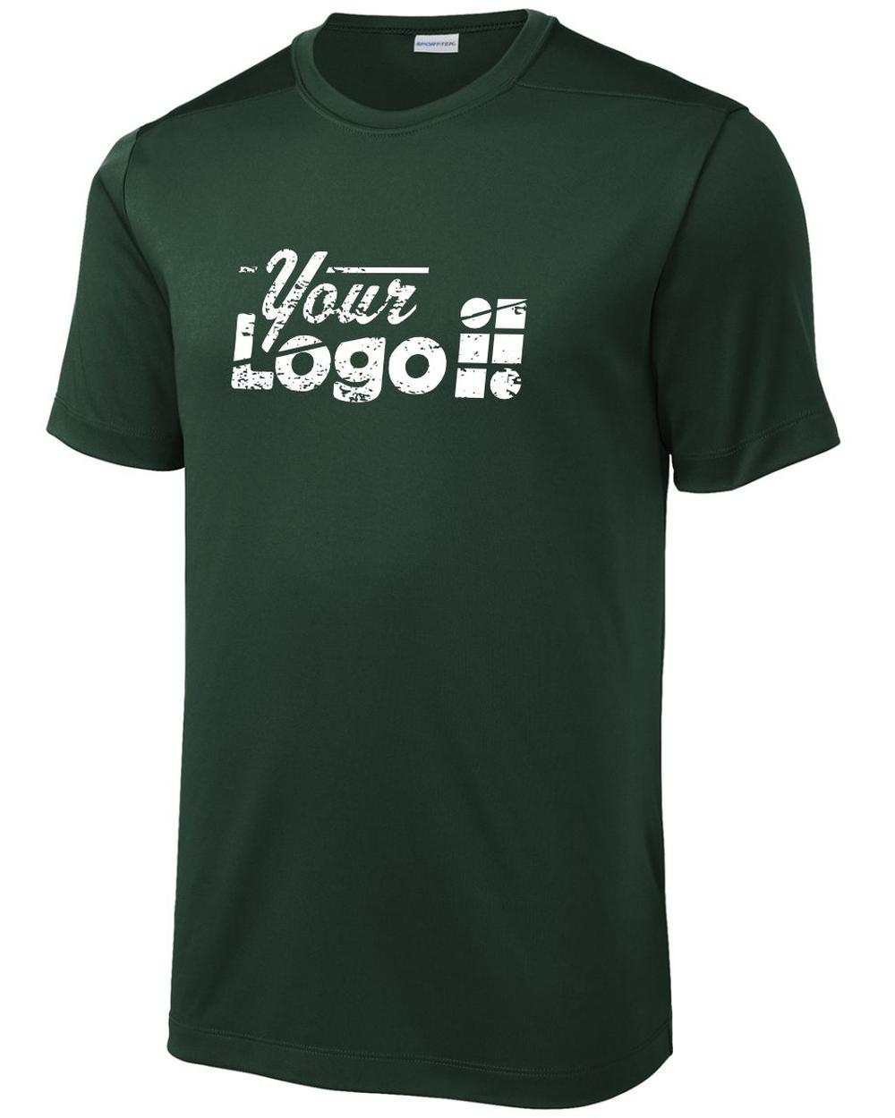 Sport-Tek S/S Posi-UV Pro Custom T-Shirt, color: Forest Green