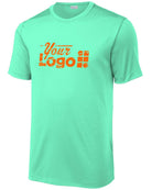 Sport-Tek S/S Posi-UV Pro Custom T-Shirt, color: Bright Seafoam