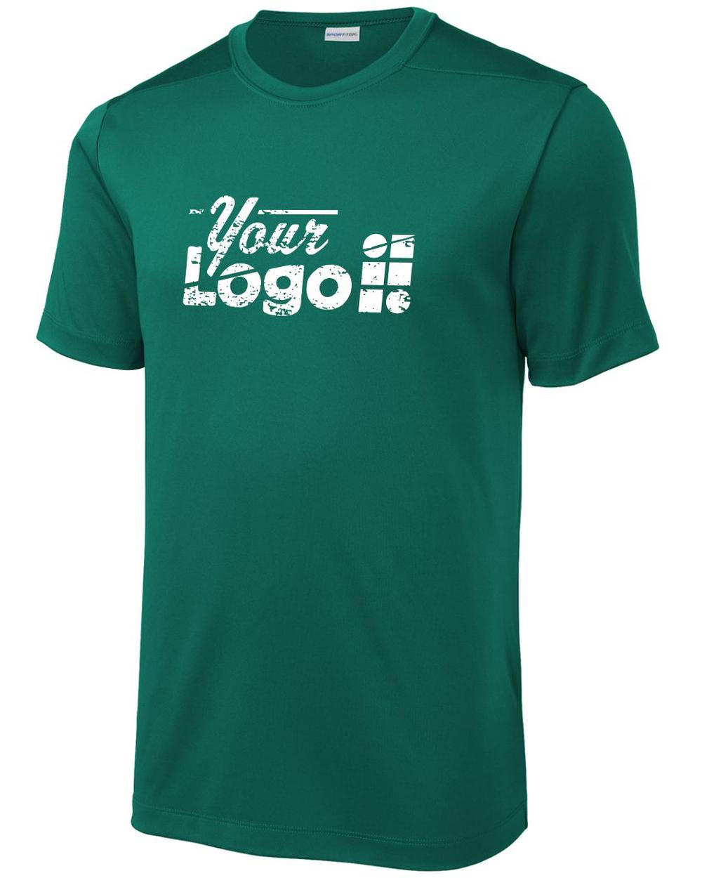 Sport-Tek S/S Posi-UV Pro Custom T-Shirt, color: Marine Green