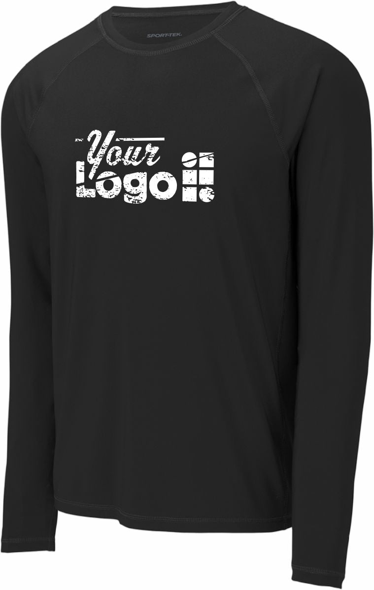 Sport-Tek L/S Rashguard Custom T-Shirt, color: Black