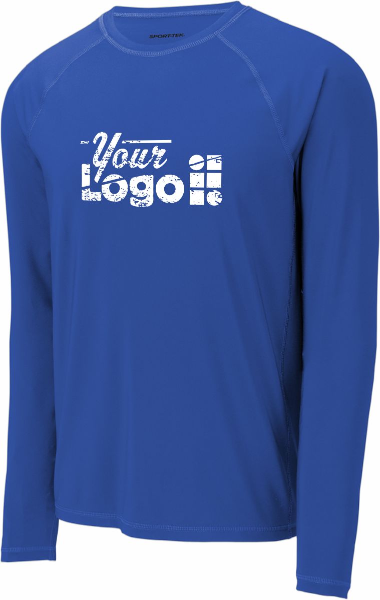 Sport-Tek L/S Rashguard Custom T-Shirt, color: True Royal