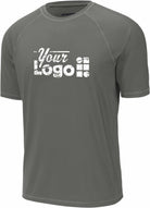 Sport-Tek S/S Rashguard Custom T-Shirt, color: Dark Smoke Grey