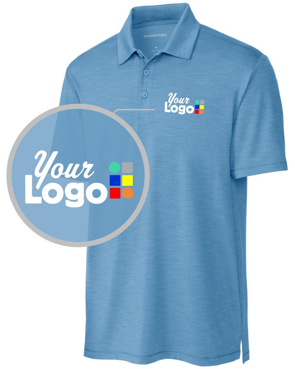 Sport-Tek S/S Versa Custom Golf Shirt, color: Carolina Blue