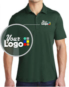 Sport-Tek S/S Posi-UV Pro Custom Golf Shirt, color: Forest Green