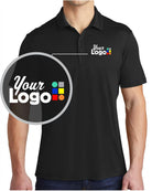 Sport-Tek S/S Posi-UV Pro Custom Golf Shirt, color: Black