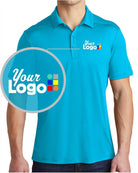 Sport-Tek S/S Posi-UV Pro Custom Golf Shirt, color: Sapphire