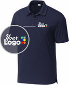 Sport-Tek S/S PosiCharge Strive Custom Golf Shirt, color: True Navy