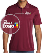 Sport-Tek S/S PosiCharge Competitor Custom Golf Shirt, color: Maroon