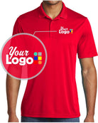 Sport-Tek S/S PosiCharge Competitor Custom Golf Shirt, color: True Red