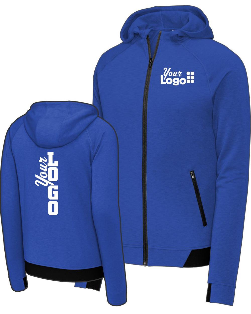 Sport-Tek PosiCharge Strive Full-Zip Custom Jacket, color: True Royal