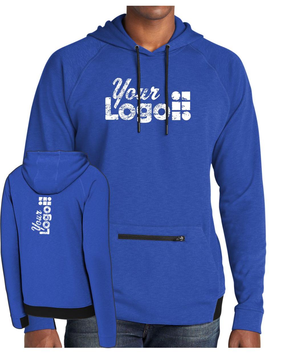 Sport-Tek PosiCharge Strive Custom Hoodie, color: True Royal