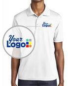 Sport-Tek S/S Posicharge Racermesh Custom Golf Shirt, color: White
