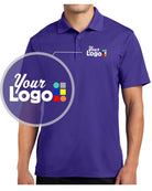 Sport-Tek S/S Micropique Custom Golf Shirt, color: Purple
