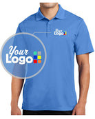 Sport-Tek S/S Micropique Custom Golf Shirt, color: Blue Lake