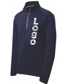 Sport-Tek Textured 1/4 Zip Custom Pullover, color: True Navy