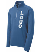 Sport-Tek Textured 1/4 Zip Custom Pullover, color: Dawn Blue