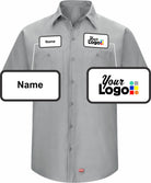 RedKap S/S MIMIX Custom Work Shirt, color: Grey
