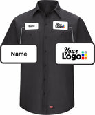 RedKap S/S MIMIX Custom Work Shirt, color: Black
