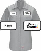 RedKap S/S MIMIX For Her Custom Work Shirt, color: Grey