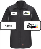 RedKap S/S MIMIX For Her Custom Work Shirt, color: Black